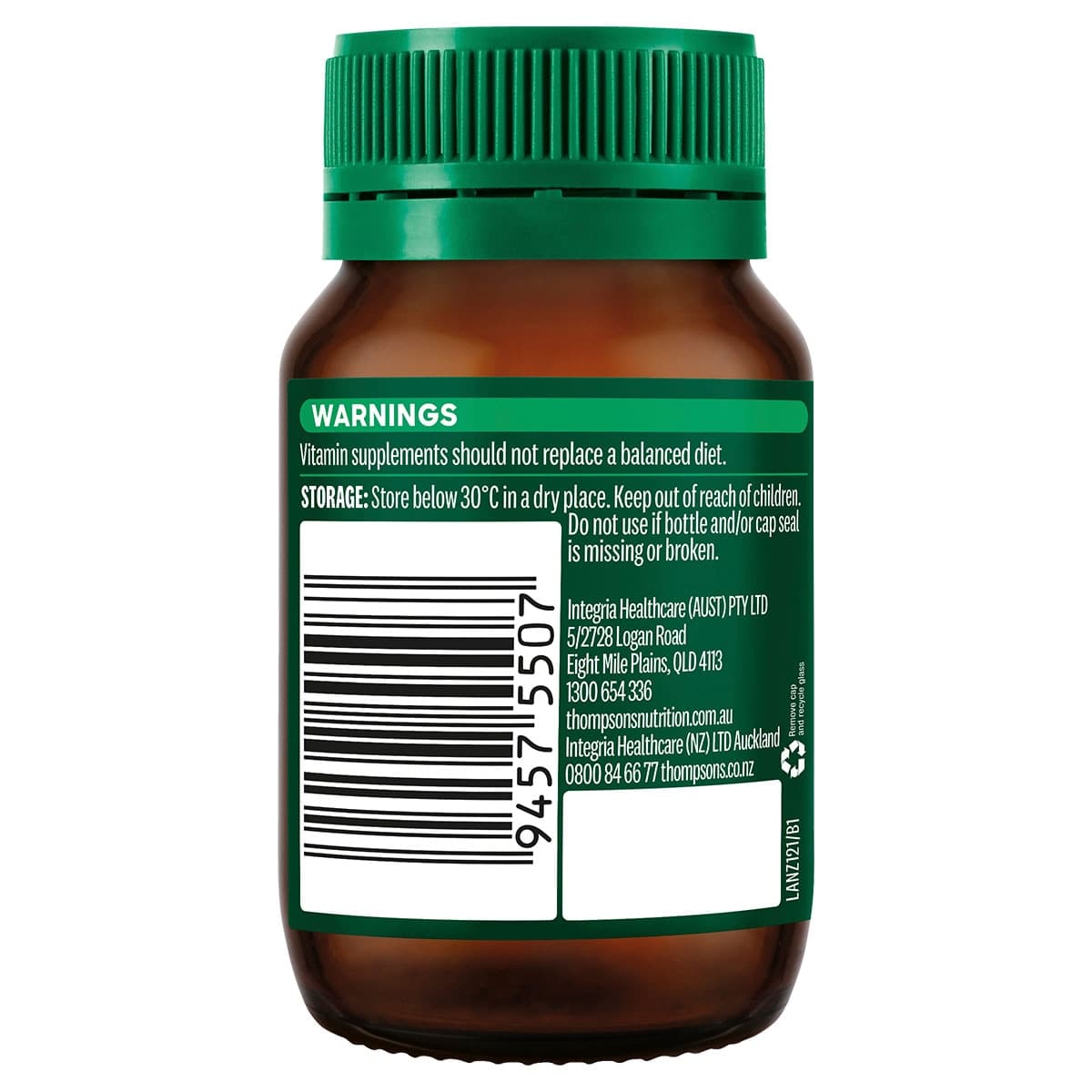 Thumbnail Thompsons Biotin 150mcg 100 Tablets