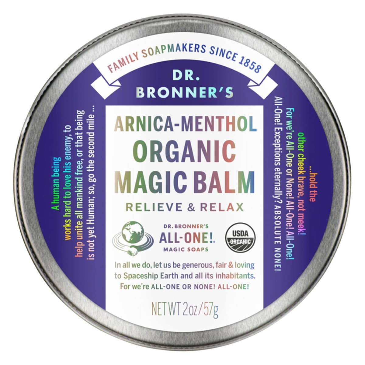 Thumbnail Dr Bronner's Arnica Menthol Organic Magic Balm 57g