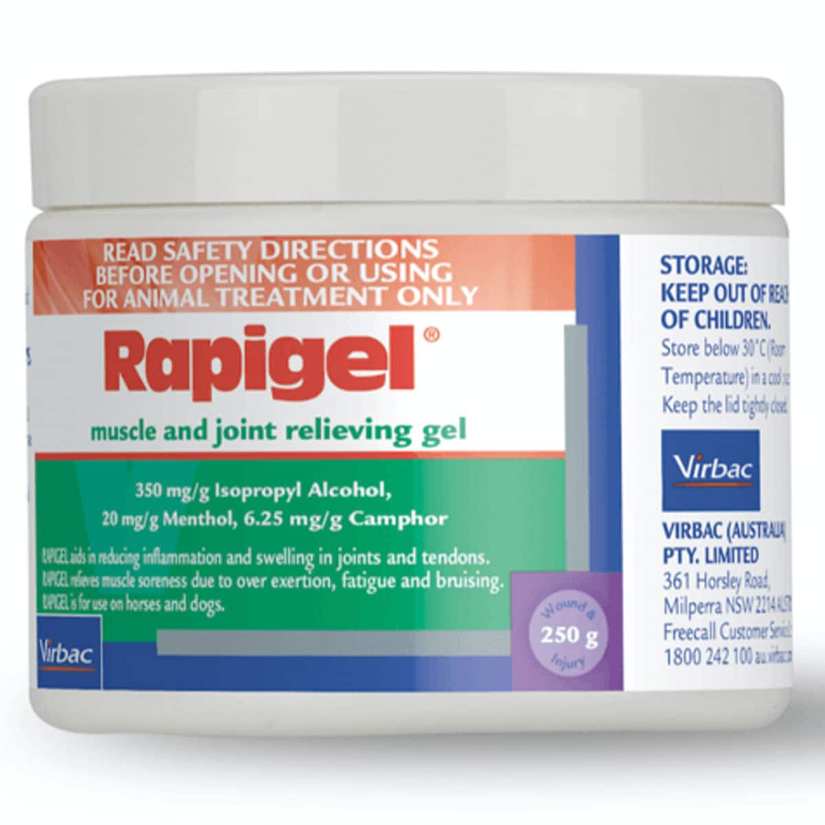 Thumbnail Rapigel Animal Muscle & Joint Relieving Gel Jar 250g