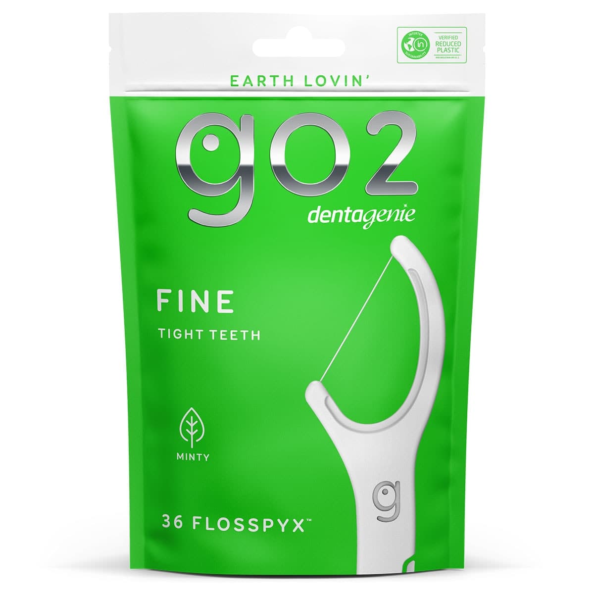 Thumbnail GO2 Dentagenie Clean Flosspyx Minty 36 Pack