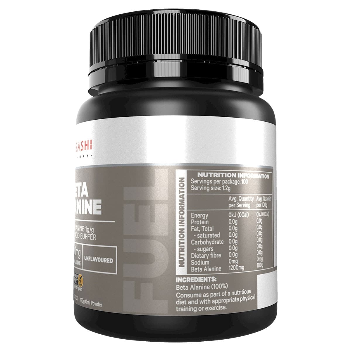 Thumbnail Musashi Beta Alanine Unflavoured 120g