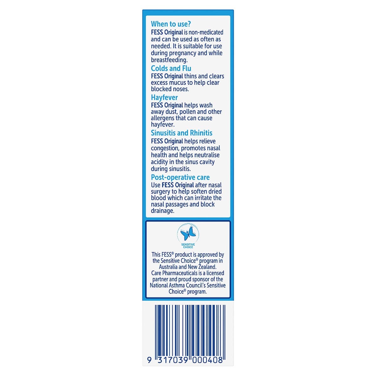 Thumbnail Fess Original Saline Nasal Spray 30ml