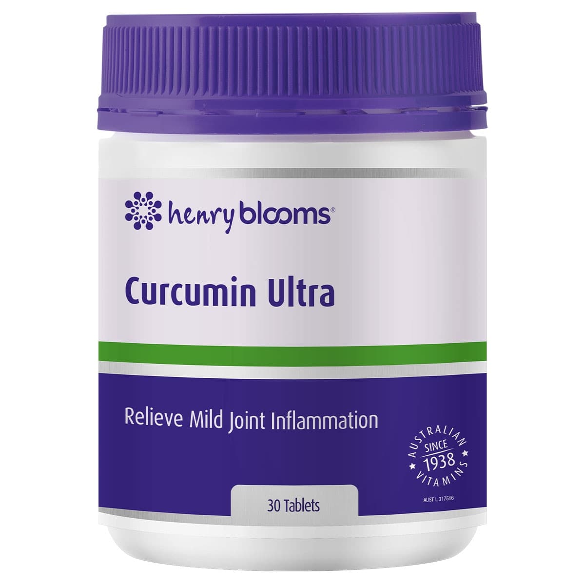 Thumbnail Henry Blooms Curcumin Ultra 30 Vege Tablets