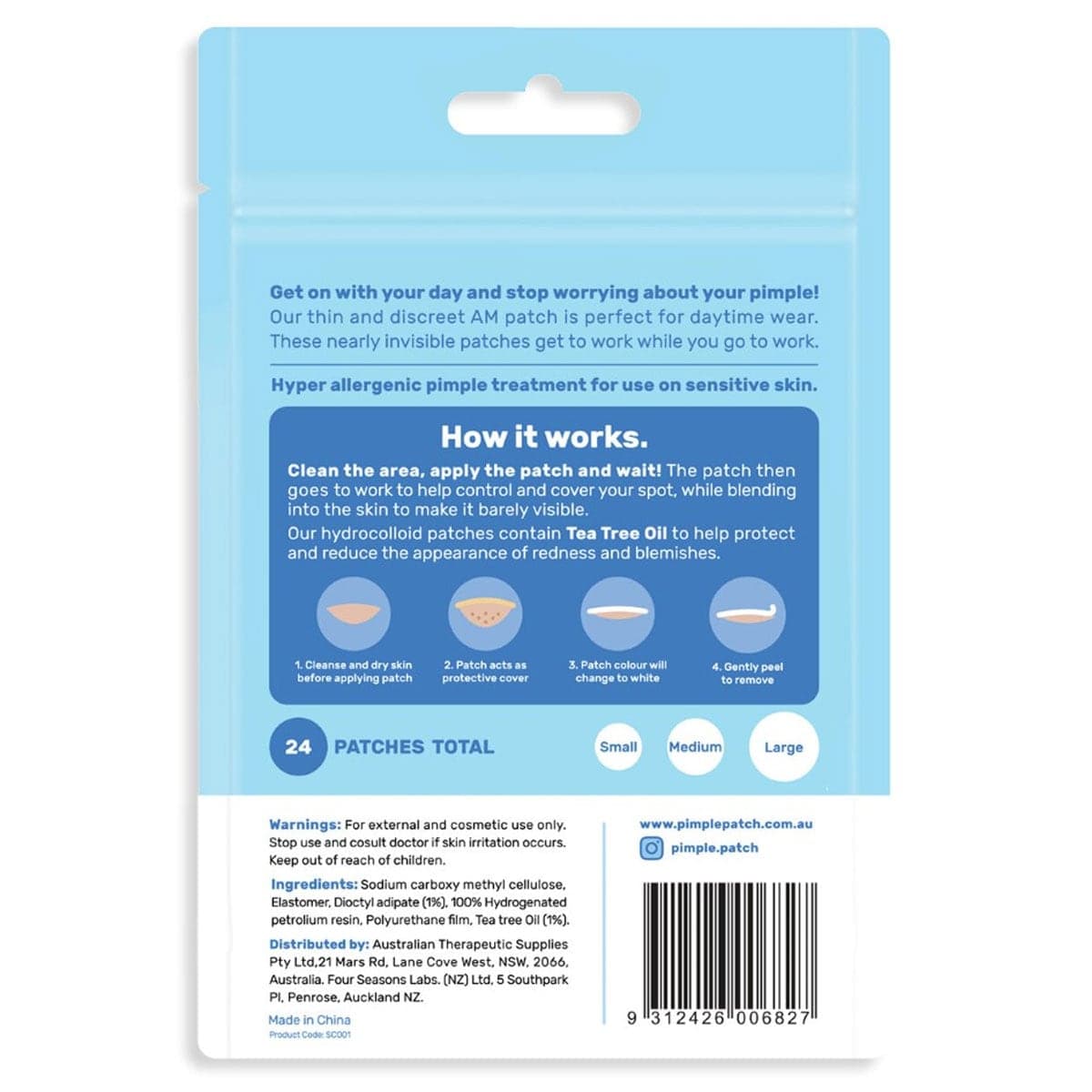Thumbnail Skin Control Pimple Patches AM Daytime 24 Pack