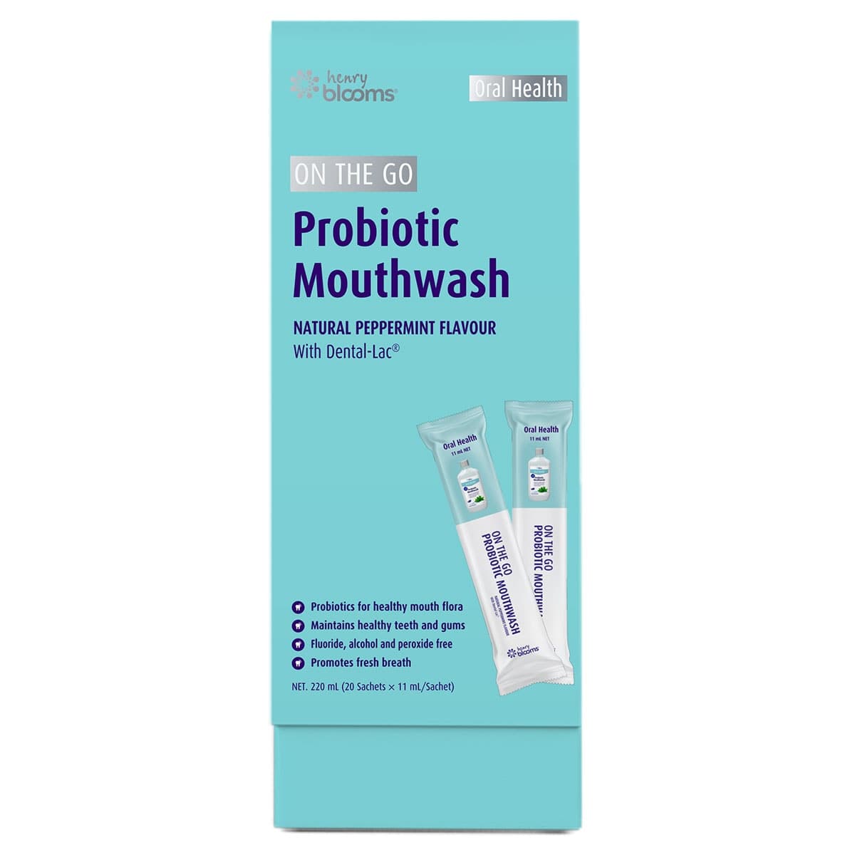 Thumbnail Henry Blooms On the Go Mouthwash 11ml x 20 Sachets