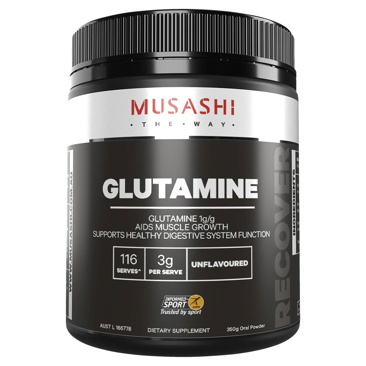 Thumbnail Musashi Glutamine Unflavoured 350g