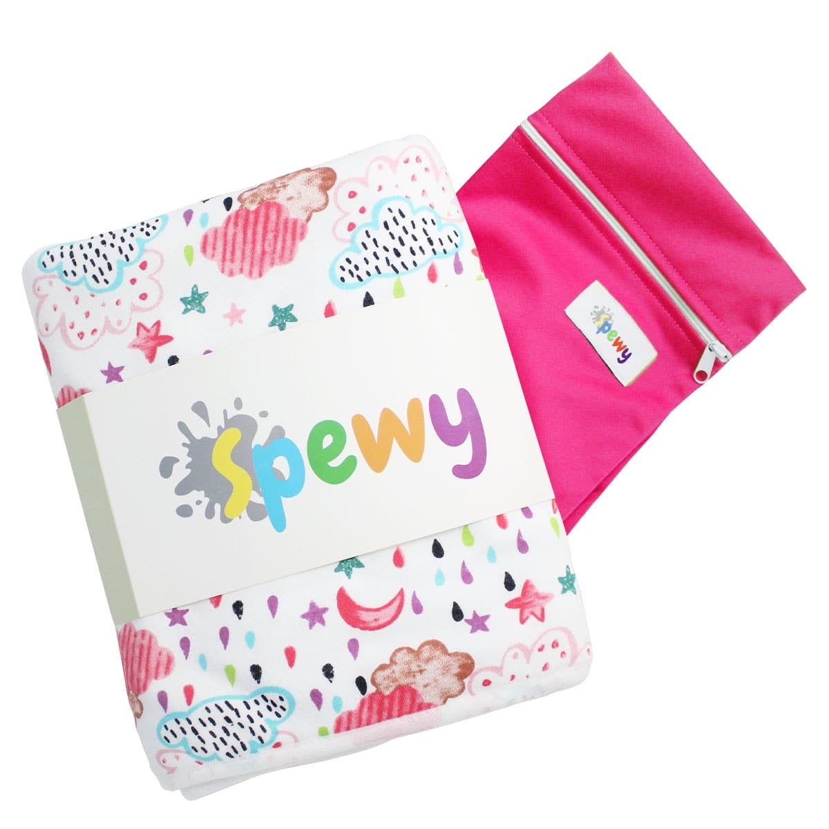 Thumbnail Spewy and Pink Wet Bag Bundle Rainclouds