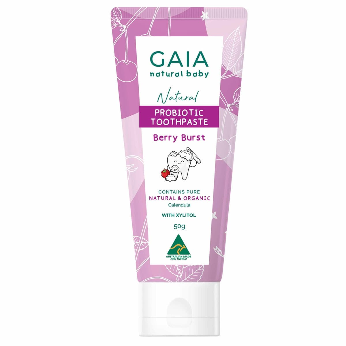 Thumbnail Gaia Natural Baby Berry Burst Toothpaste 50g