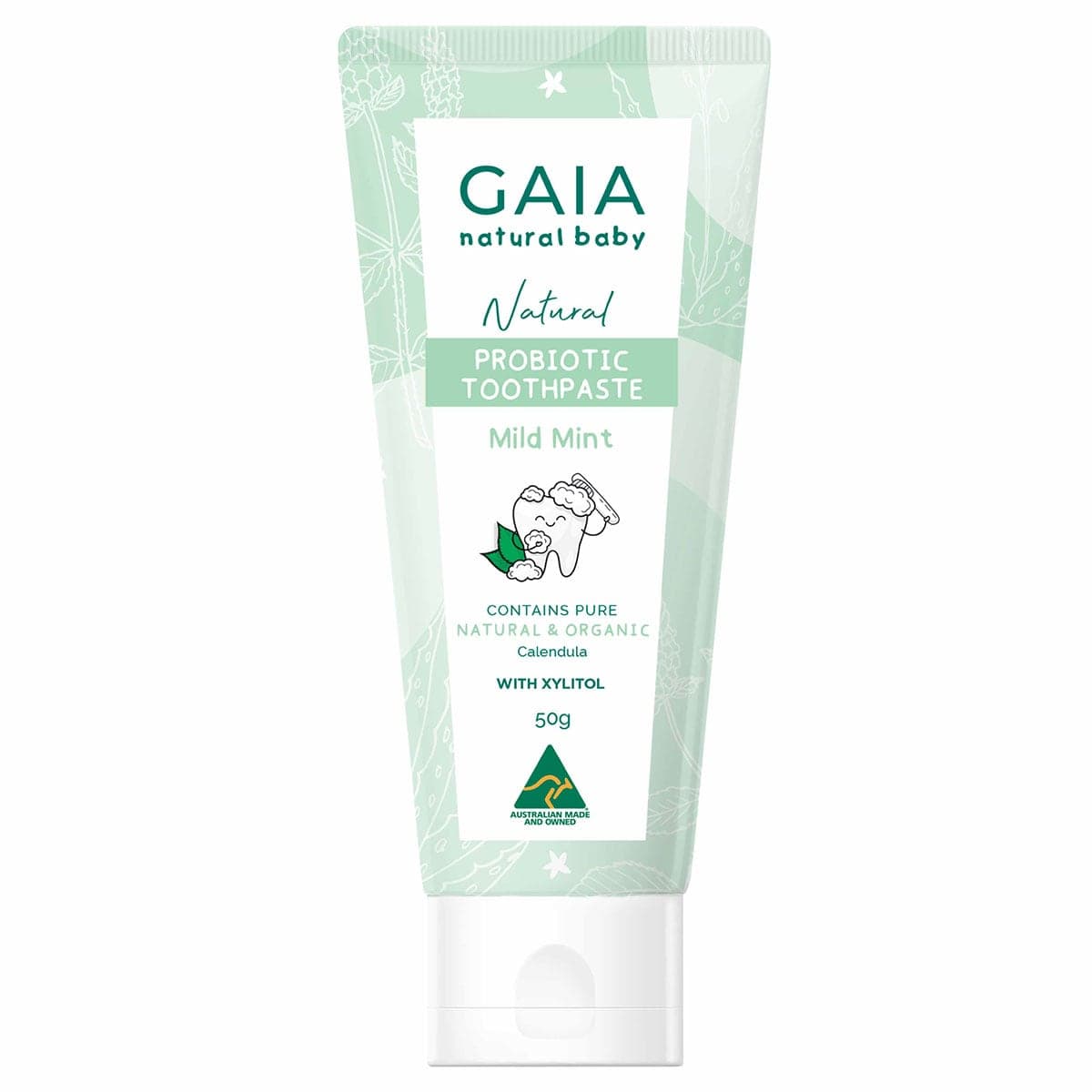 Thumbnail Gaia Natural Baby Mild Mint Toothpaste 50g