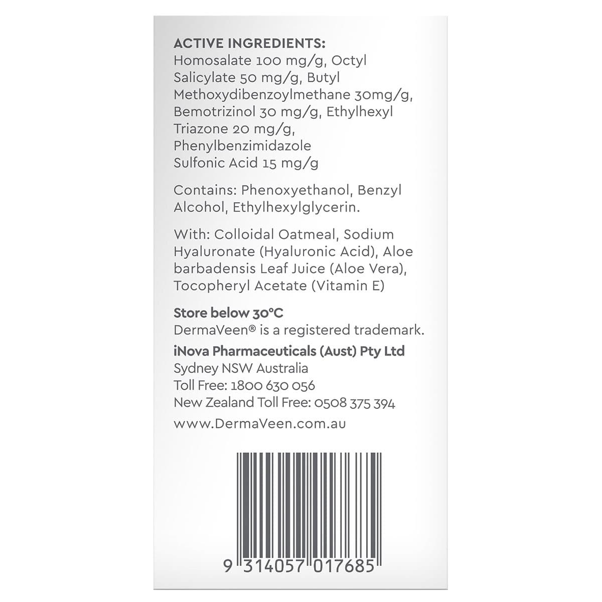 Thumbnail DermaVeen Ultra Light Day Lotion SPF50+ 50ml