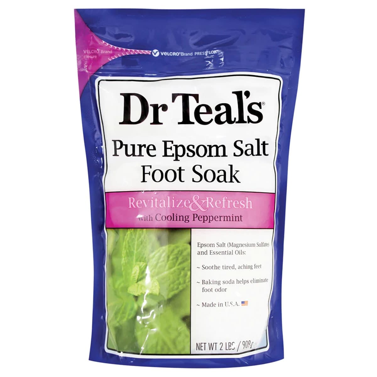 Thumbnail Dr Teals Epsom Salt Foot Soak Peppermint 908g