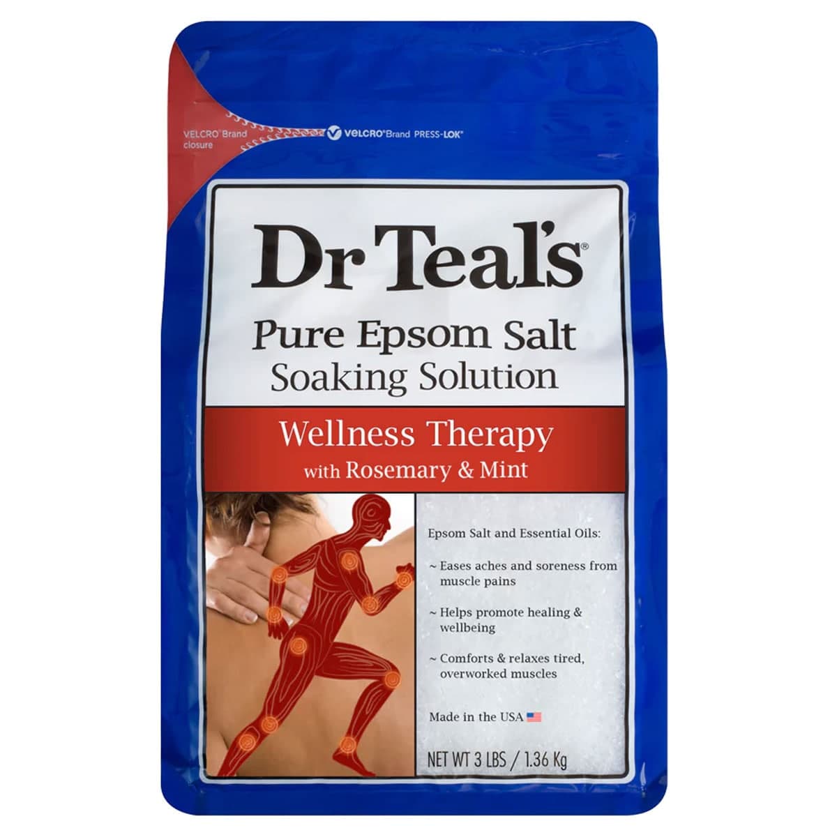 Thumbnail Dr Teals Epsom Salt Rosemary & Mint 1.36kg