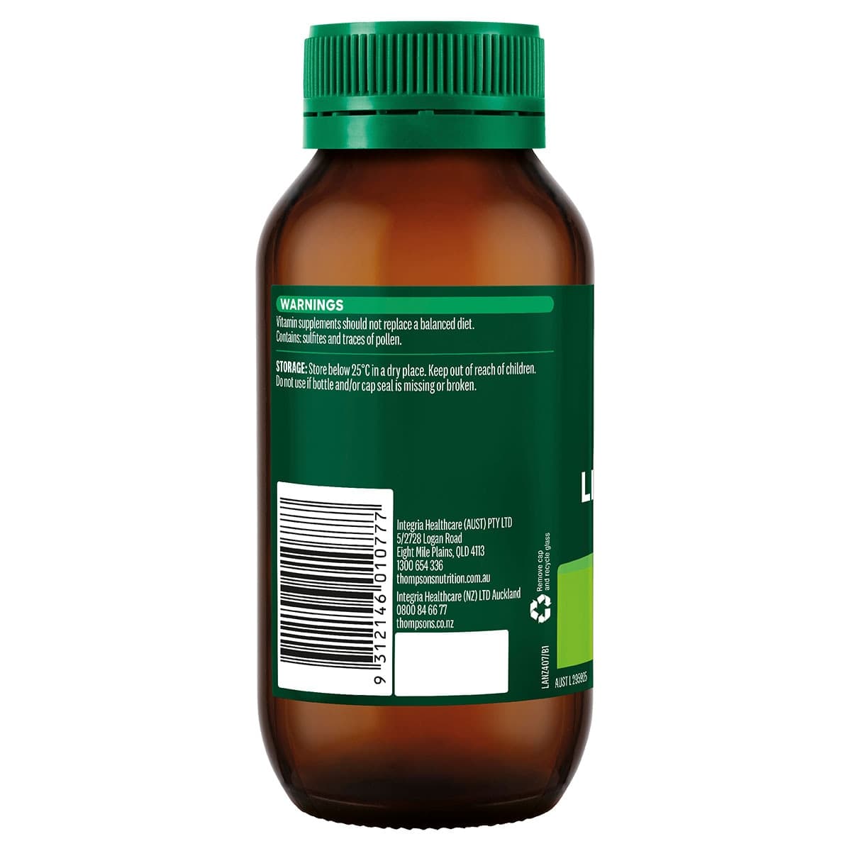 Thumbnail Thompsons Natural Liquid Calcium 60 Capsules
