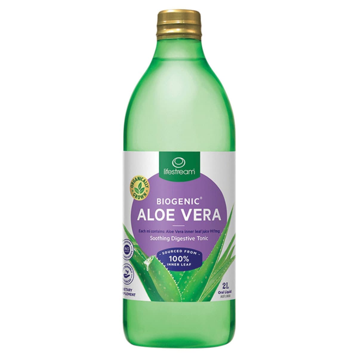 Thumbnail Lifestream Biogenic Aloe Vera Juice 2 Litre
