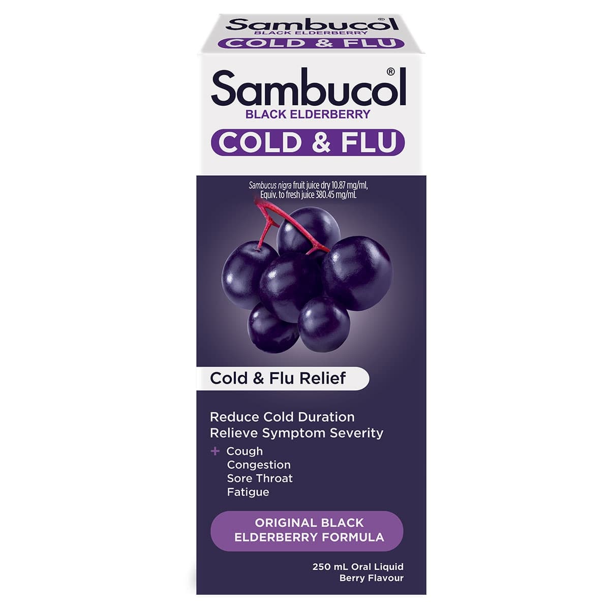 Thumbnail Sambucol Cold & Flu Relief Liquid 250ml