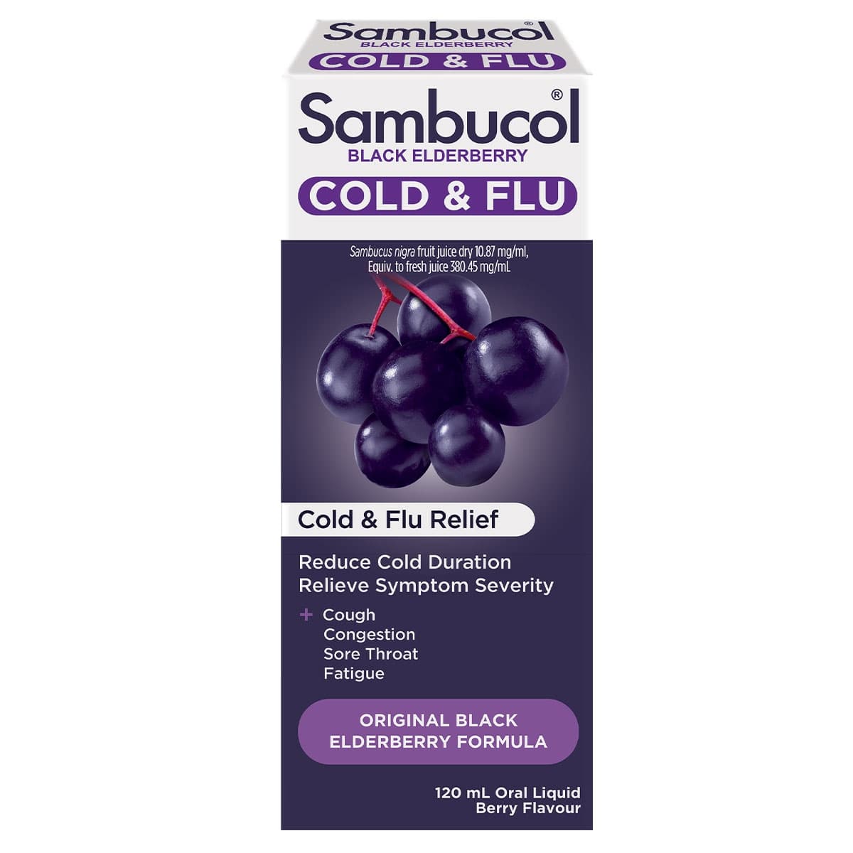 Thumbnail Sambucol Cold & Flu Relief Liquid 120ml