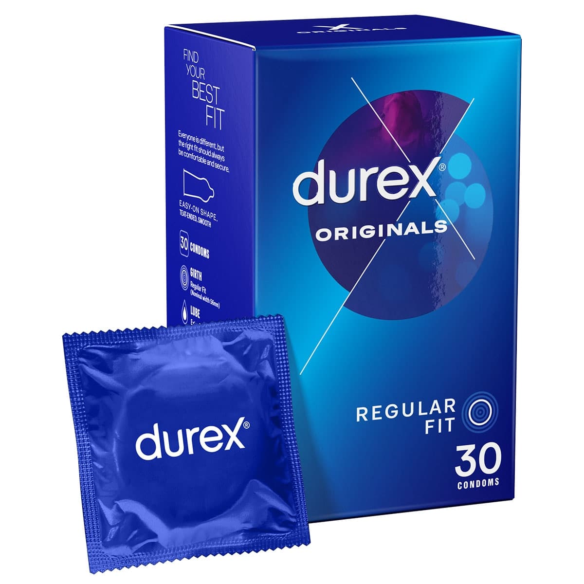 Thumbnail Durex Originals Regular Fit Condoms 30 Pack Value Pack