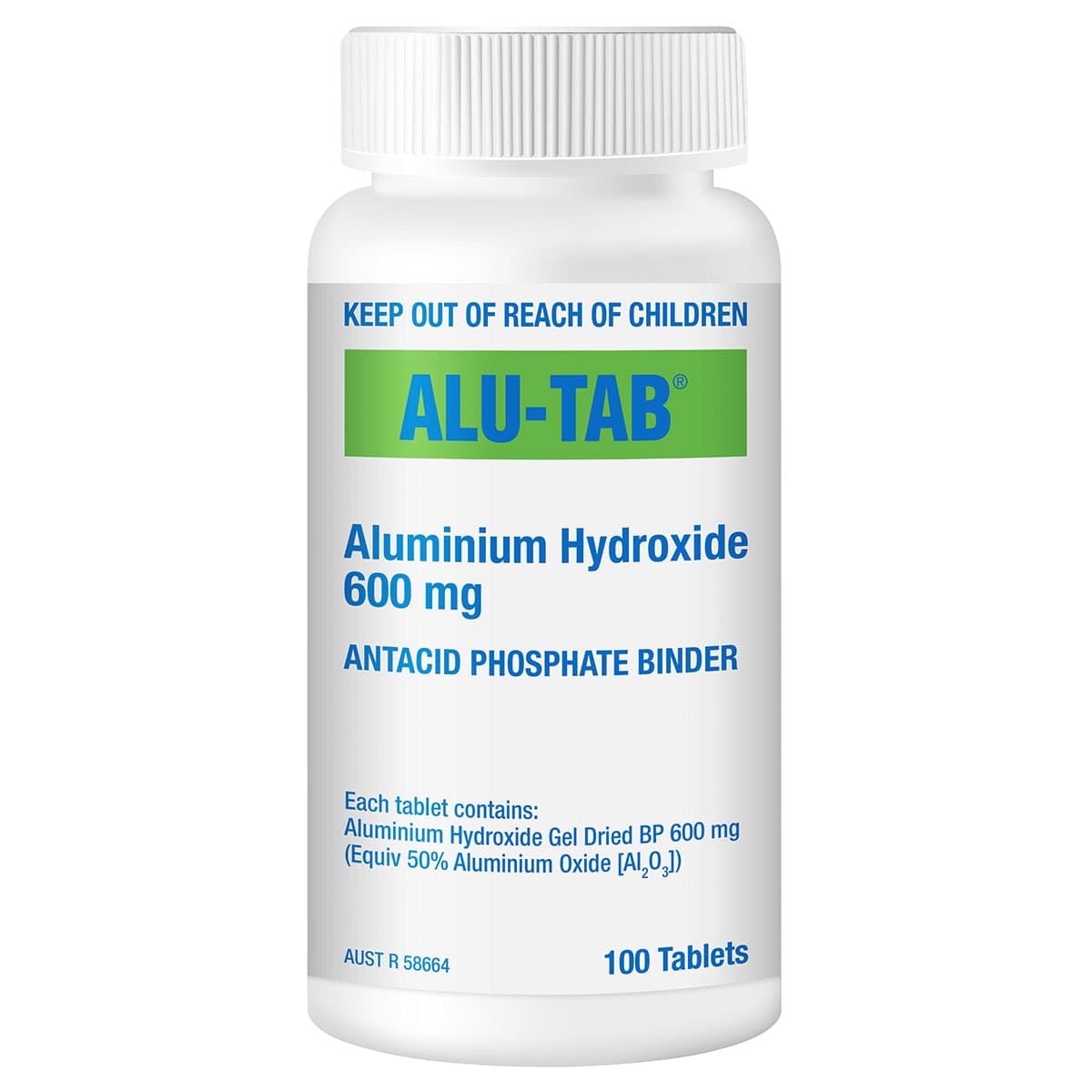 Thumbnail Alu-Tab Aluminium Hydroxide 600mg 100 Tablets