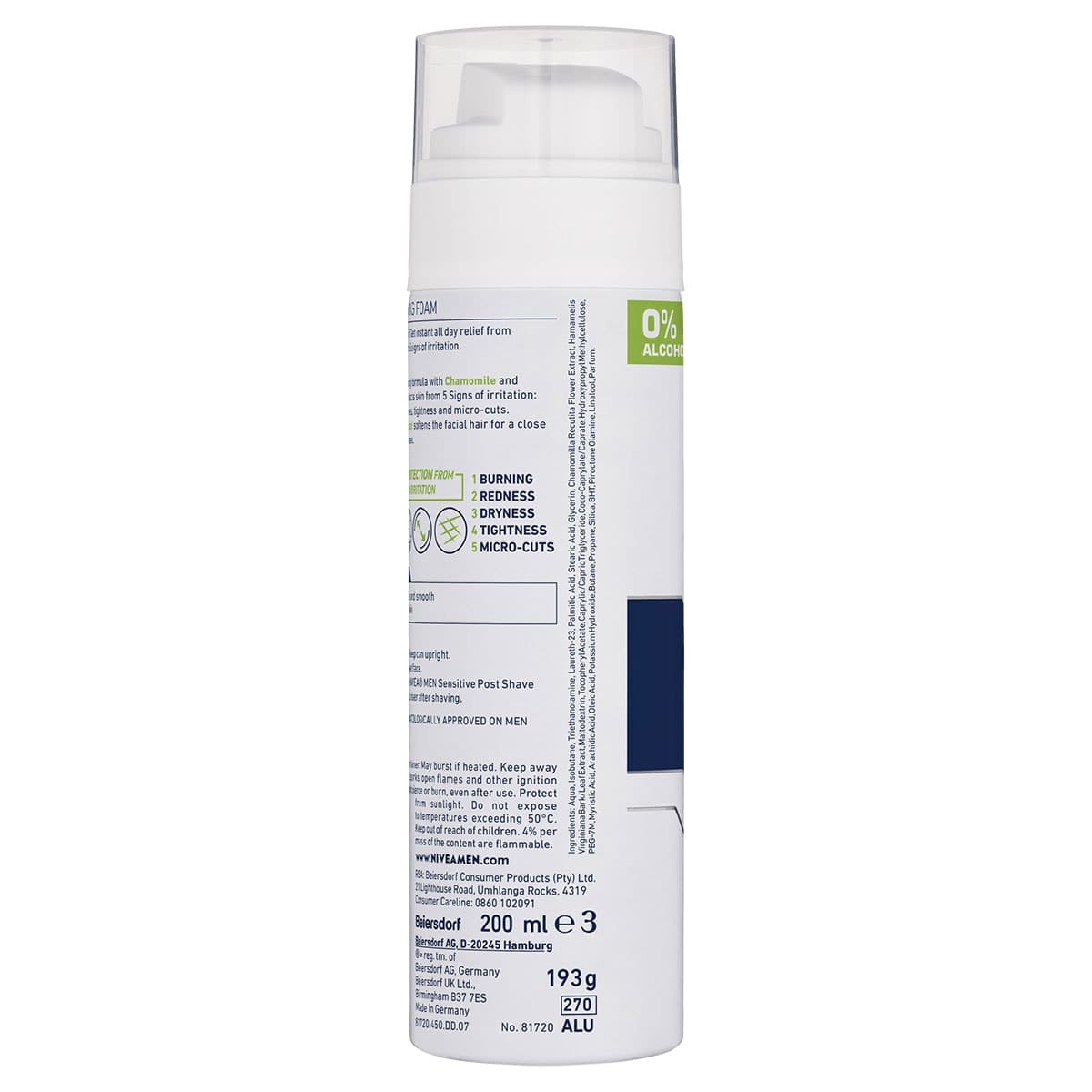 Thumbnail Nivea Men Sensitive Shaving Foam 200ml
