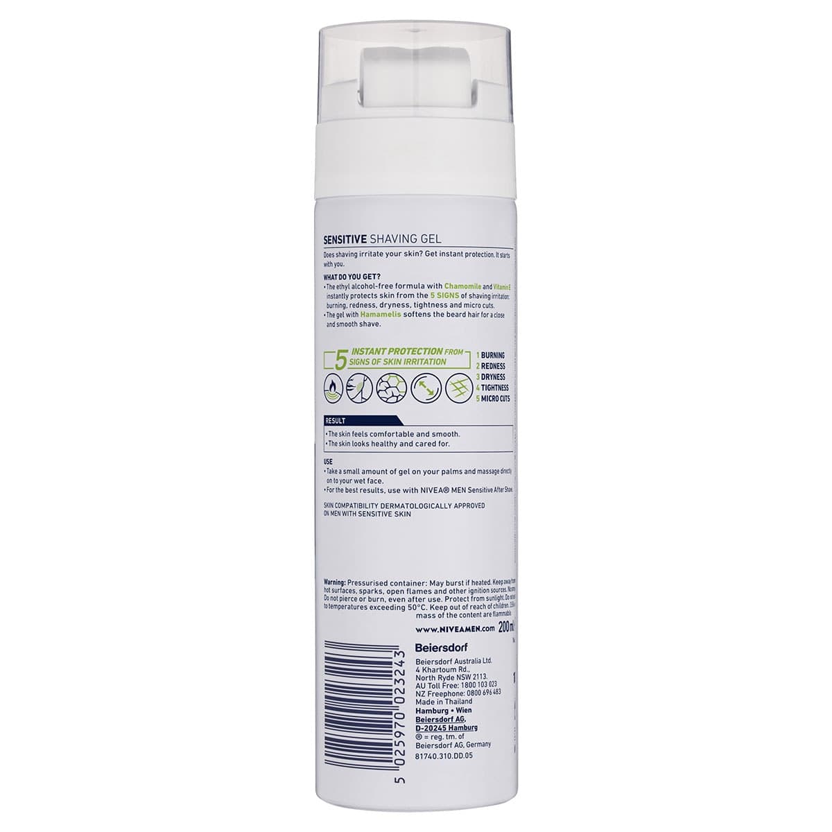 Thumbnail Nivea Men Sensitive Shaving Gel 200ml