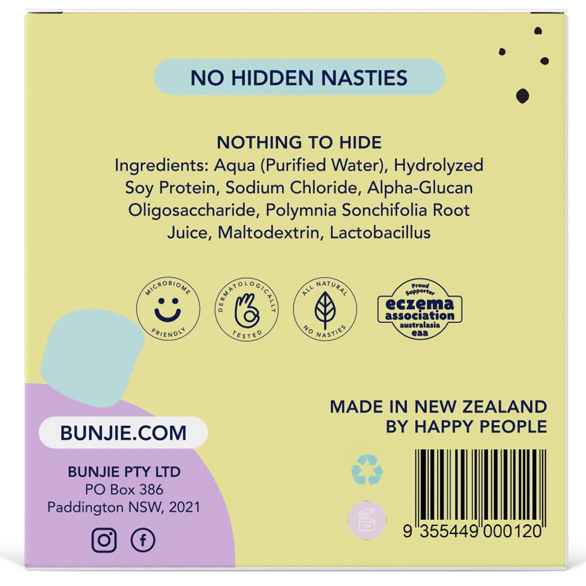 Thumbnail Bunjie Probiotic Baby Eye Wipes 30 Pack