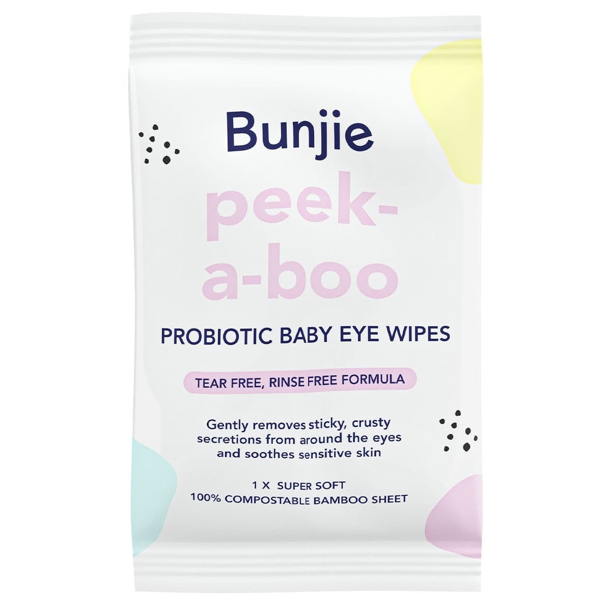Thumbnail Bunjie Probiotic Baby Eye Wipes 30 Pack