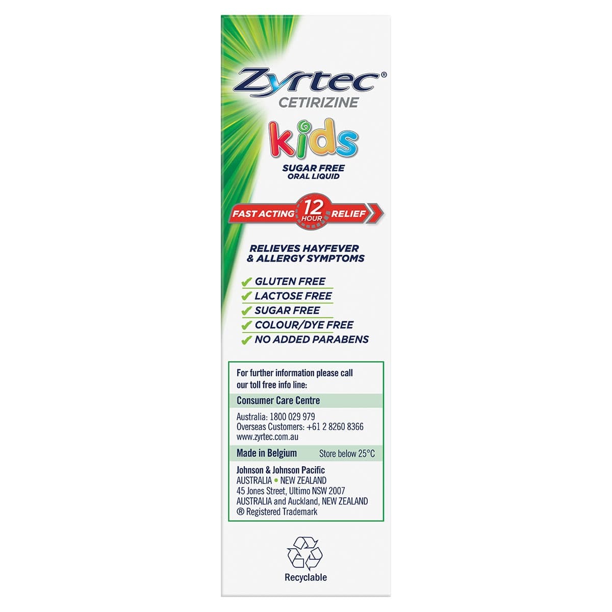 Thumbnail Zyrtec Kids Fast Acting Allergy & Hayfever Relief Grape Flavour Oral Liquid 60ml