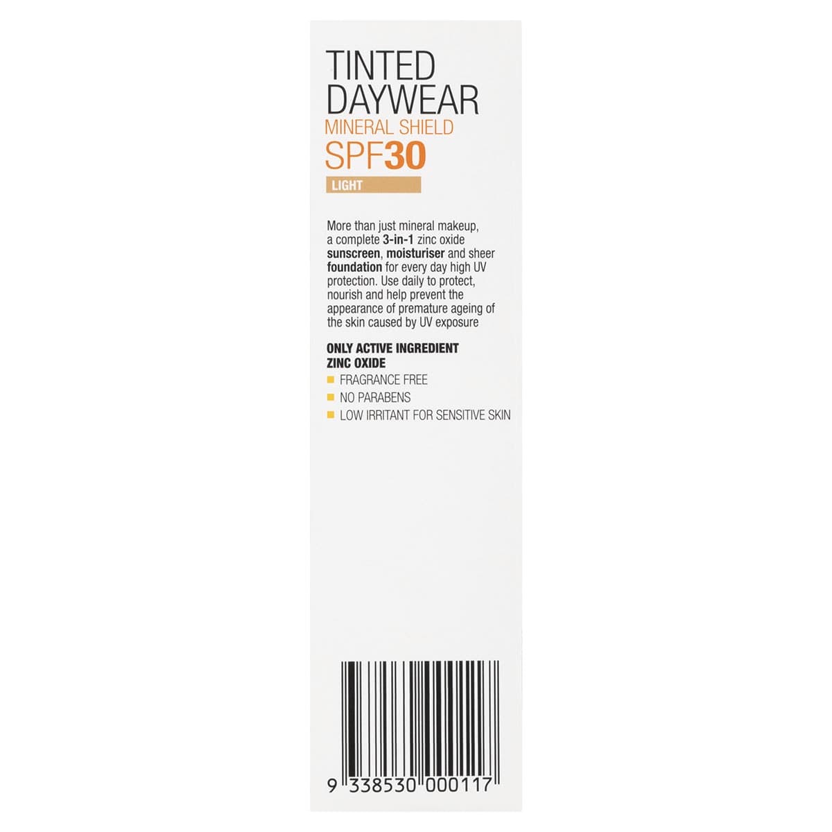 Thumbnail Invisible Zinc Tinted Daywear Mineral Shield Light SPF30+ 50g