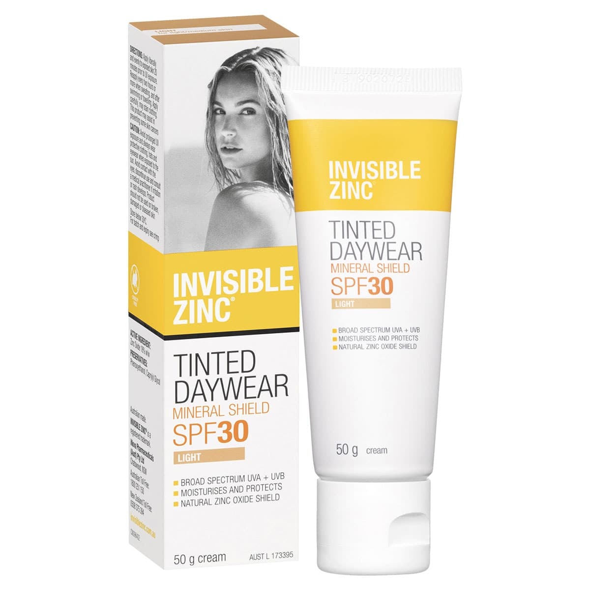 Thumbnail Invisible Zinc Tinted Daywear Mineral Shield Light SPF30+ 50g