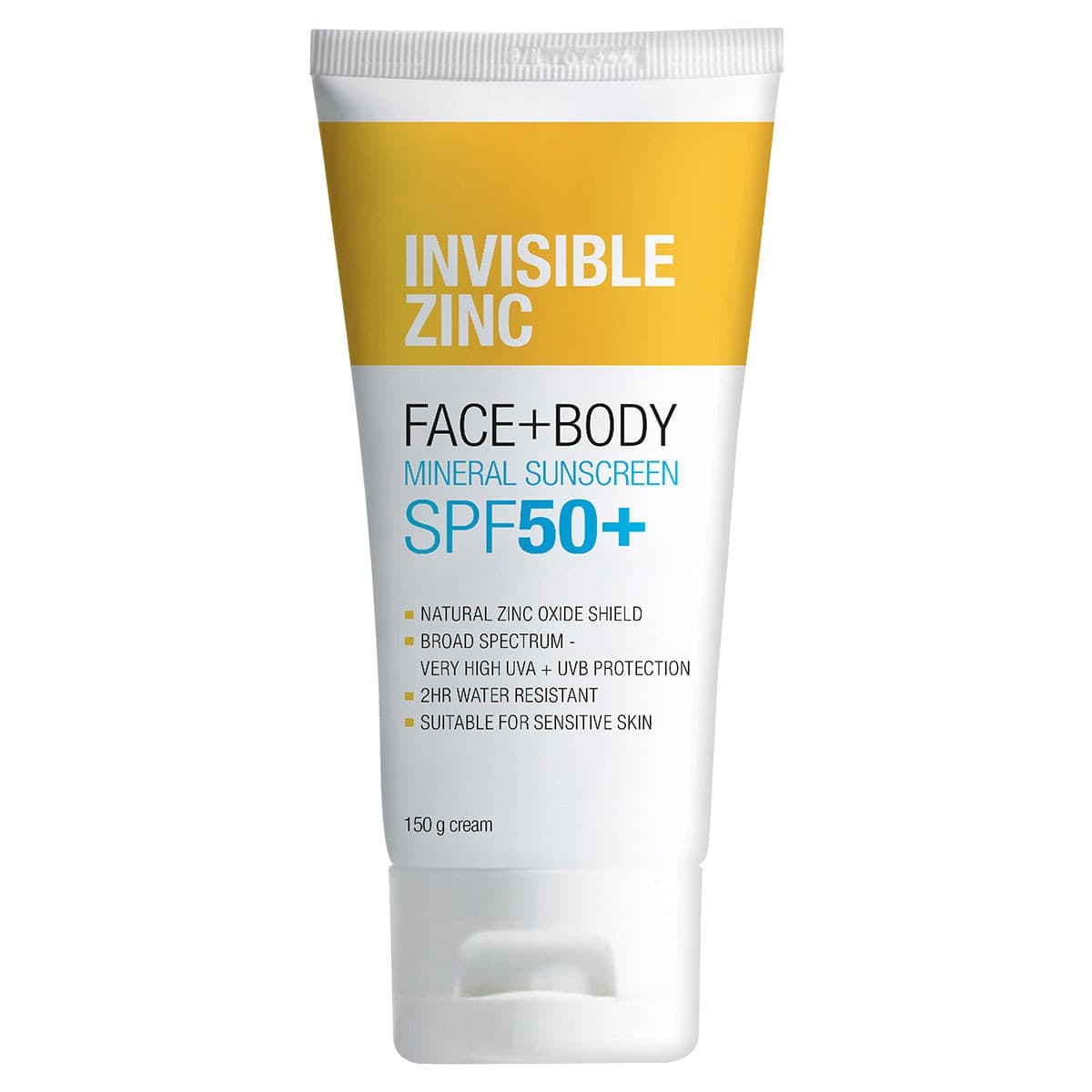 Thumbnail Invisible Zinc Mineral Sunscreen Face & Body SPF50+ 150g