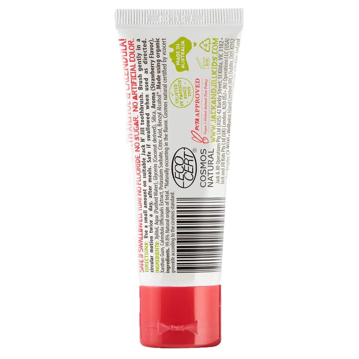 Thumbnail Jack n Jill Childrens Toothpaste Strawberry 50g