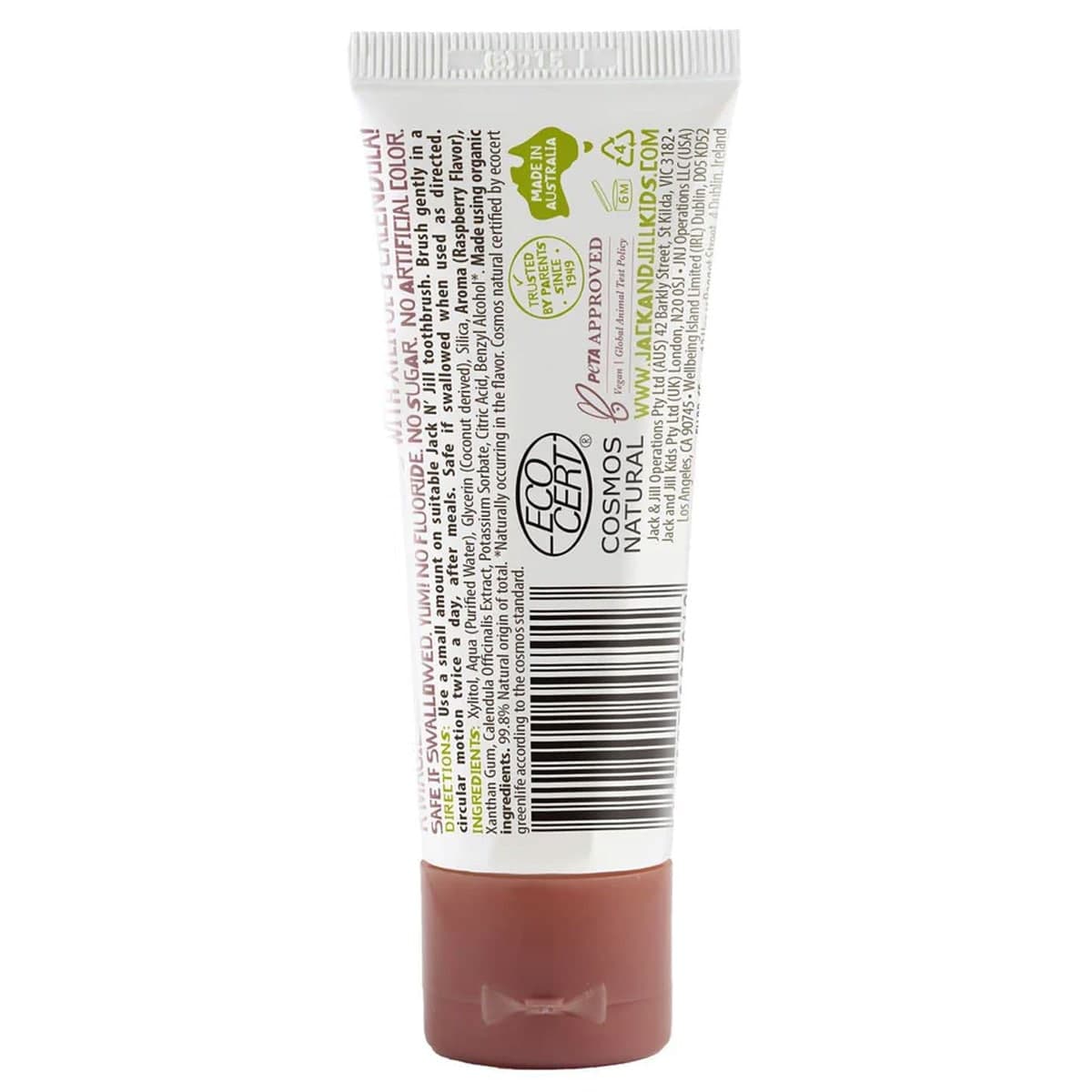 Thumbnail Jack n Jill Childrens Toothpaste Raspberry 50g