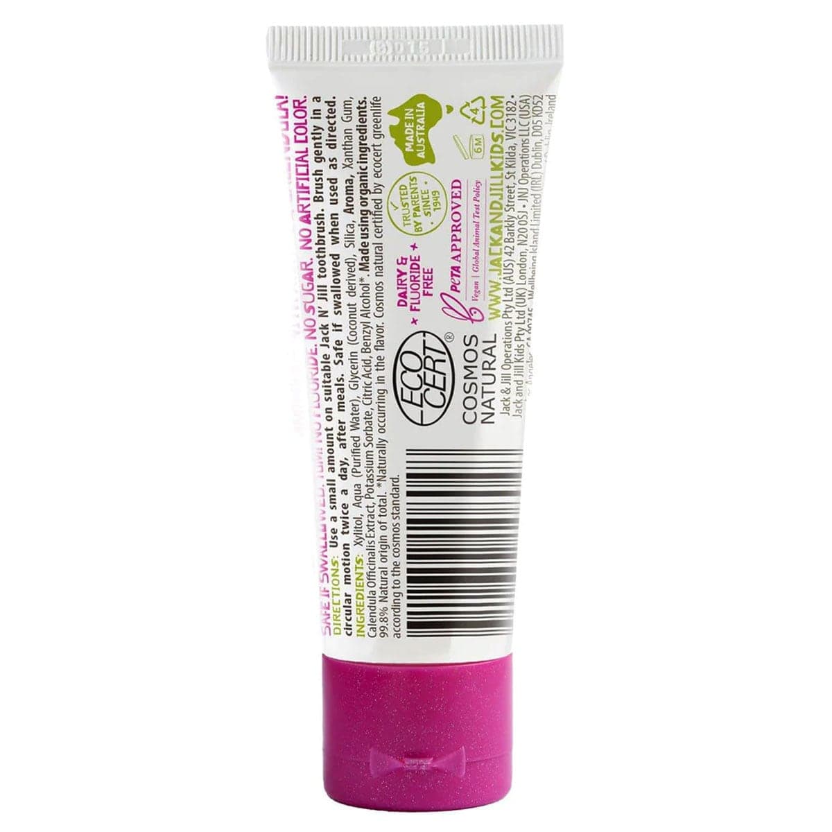 Thumbnail Jack n Jill Childrens Toothpaste Berries & Cream 50g