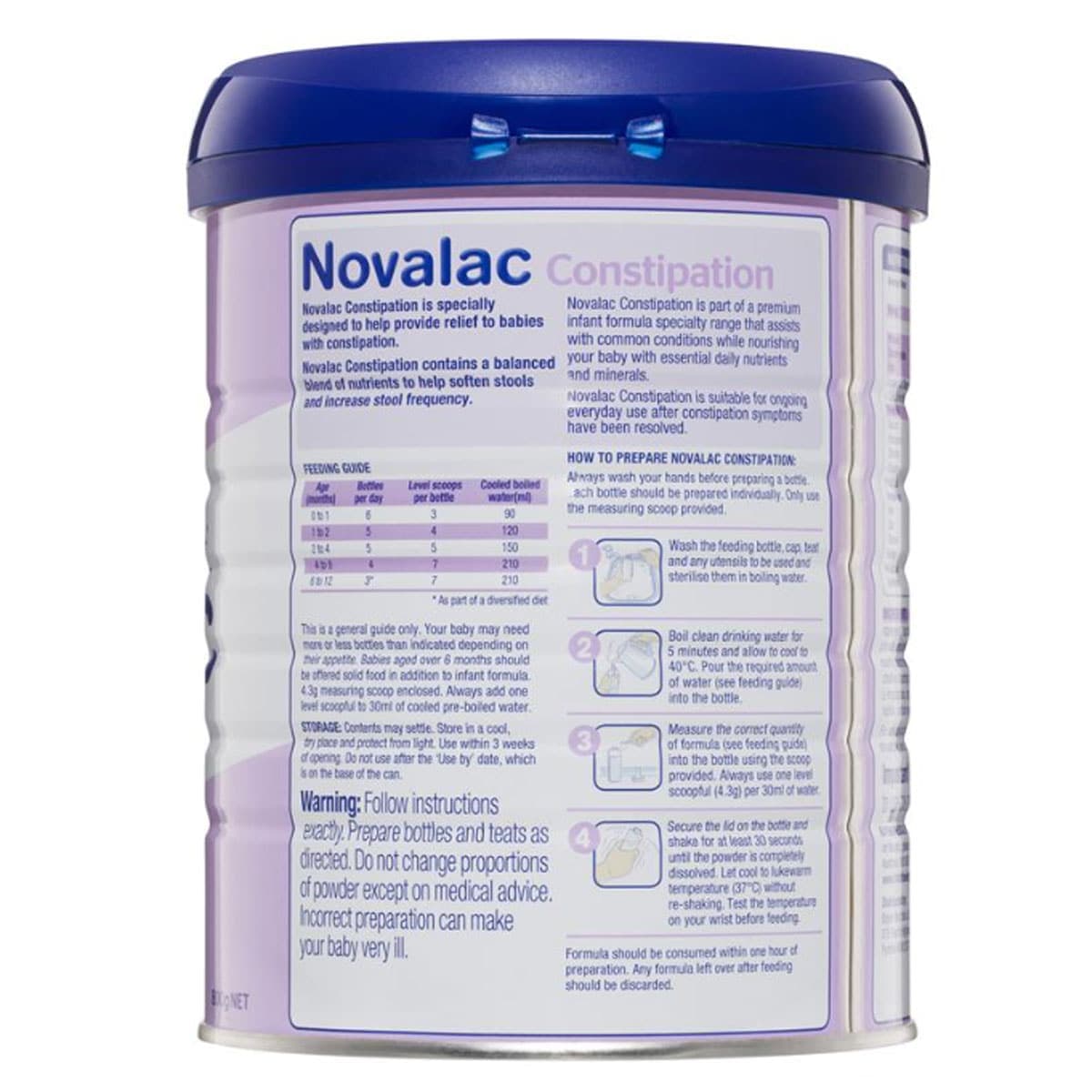 Thumbnail Novalac Constipation Infant Formula 800g