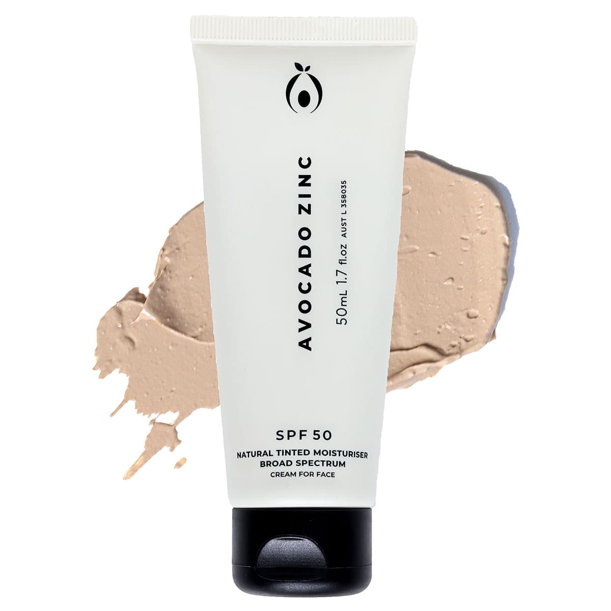 Thumbnail Avocado Zinc Natural Tinted Moisturiser Light - Medium SPF50 50ml