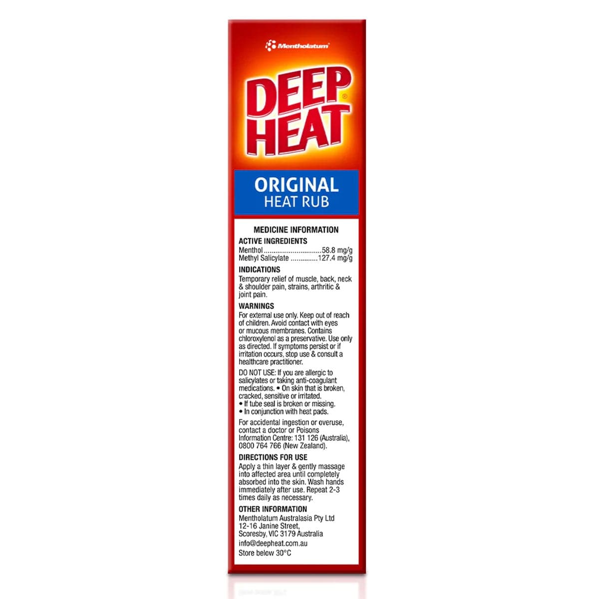 Thumbnail Deep Heat Original Heat Rub Pain Relief 140g