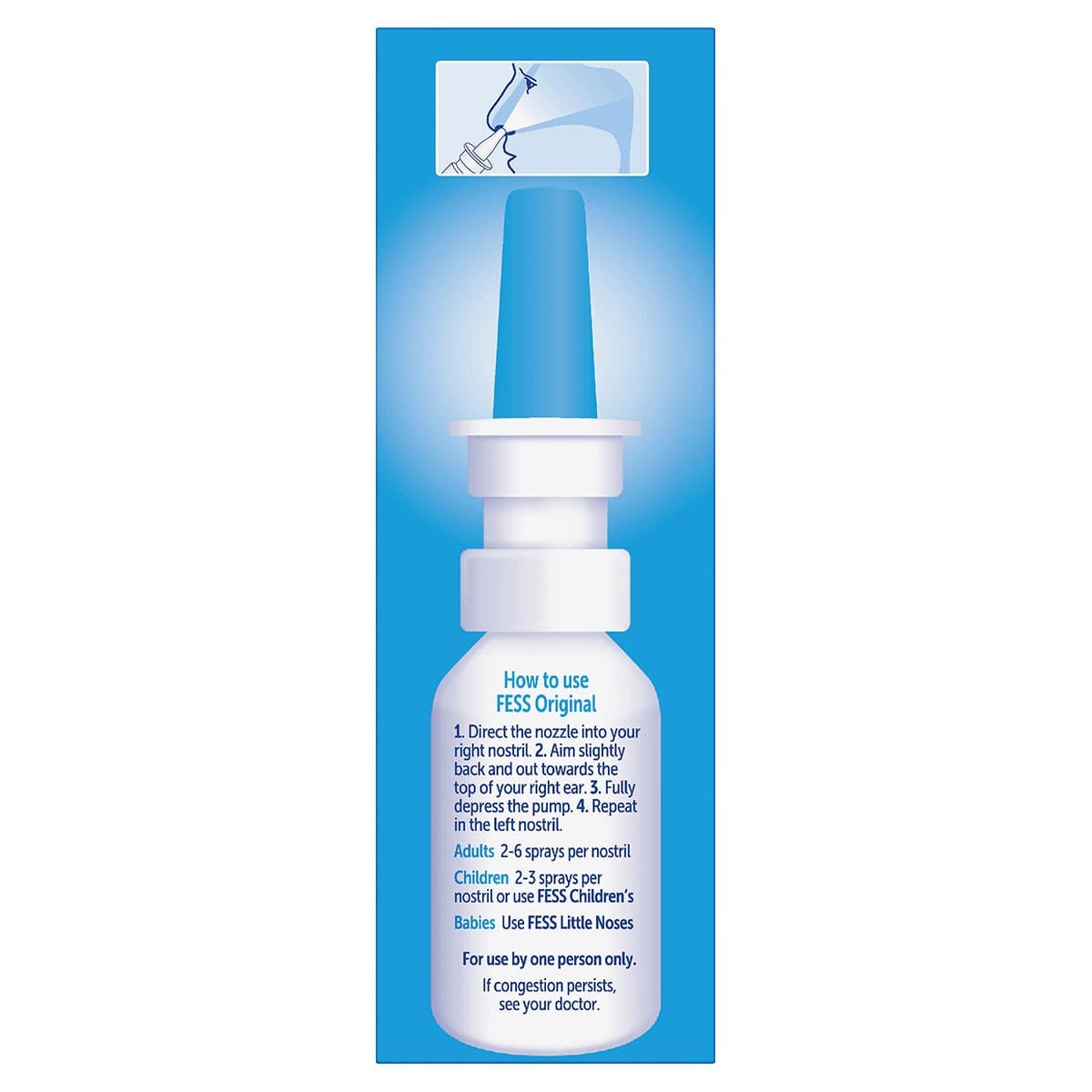 Thumbnail Fess Original Saline Nasal Spray 75ml