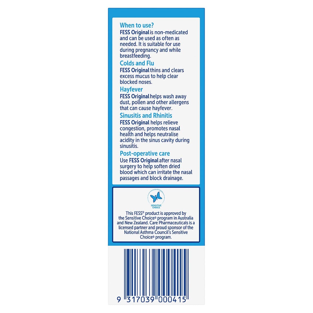Thumbnail Fess Original Saline Nasal Spray 75ml