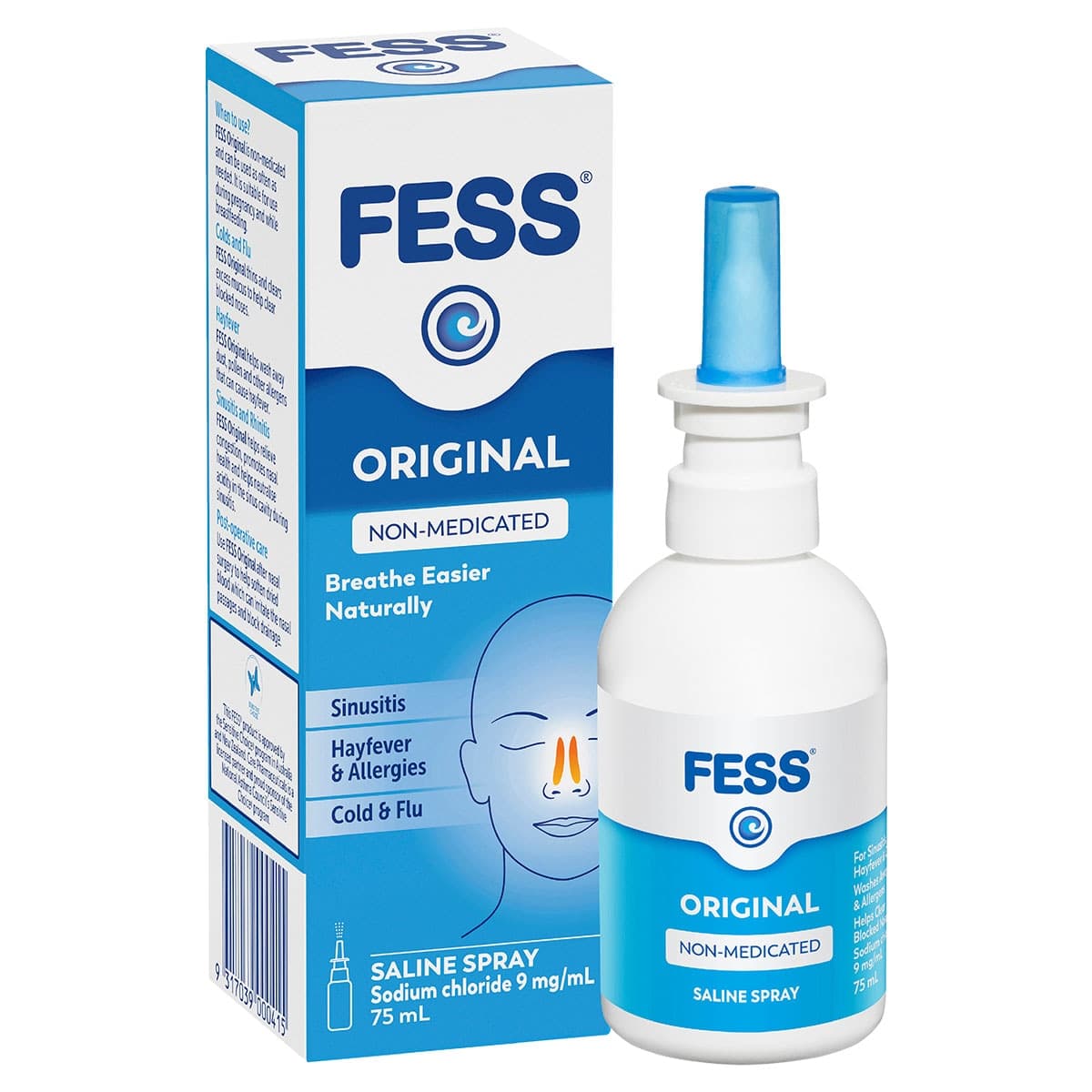 Thumbnail Fess Original Saline Nasal Spray 75ml