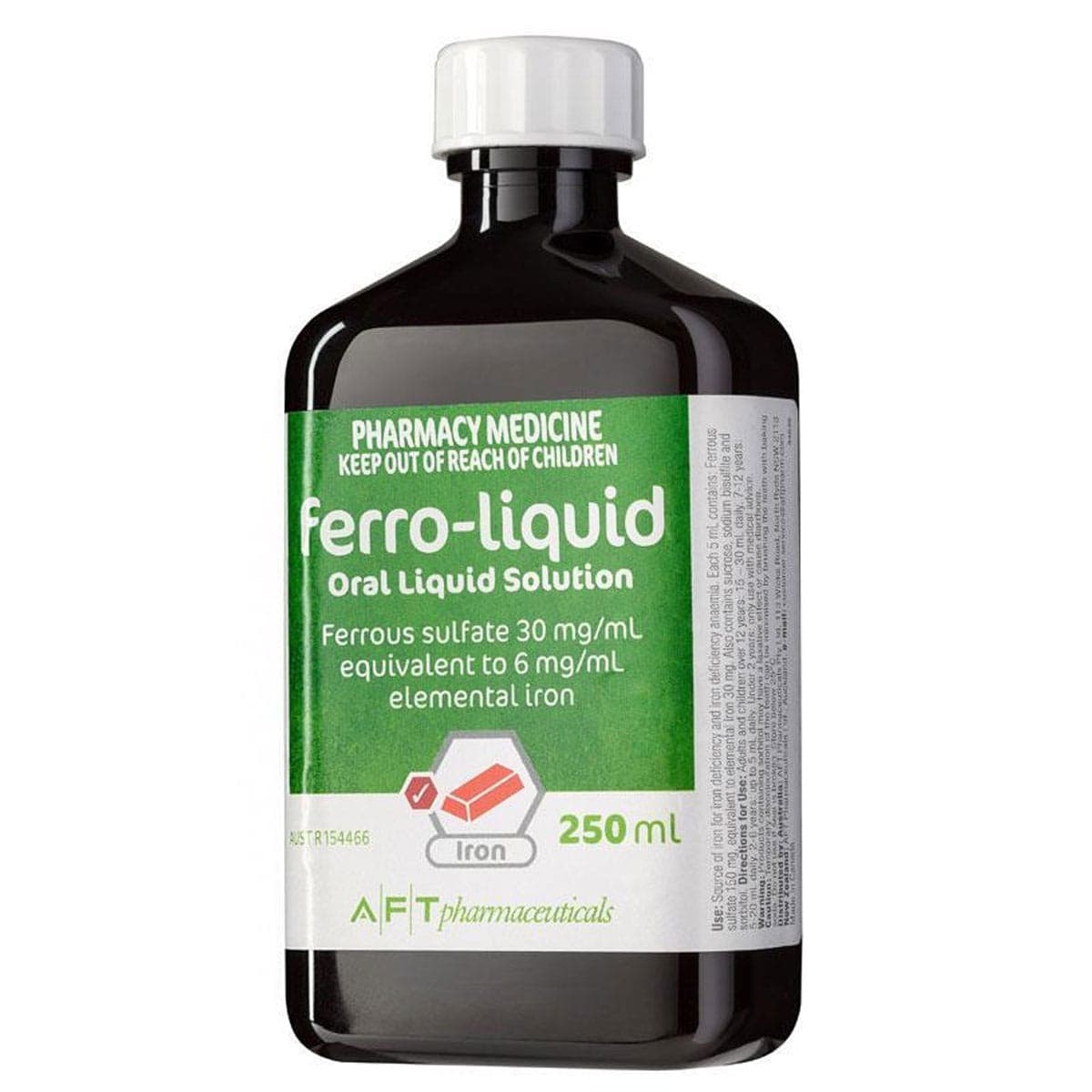 Thumbnail Ferro-liquid Ferrous Sulfate Solution 250ml