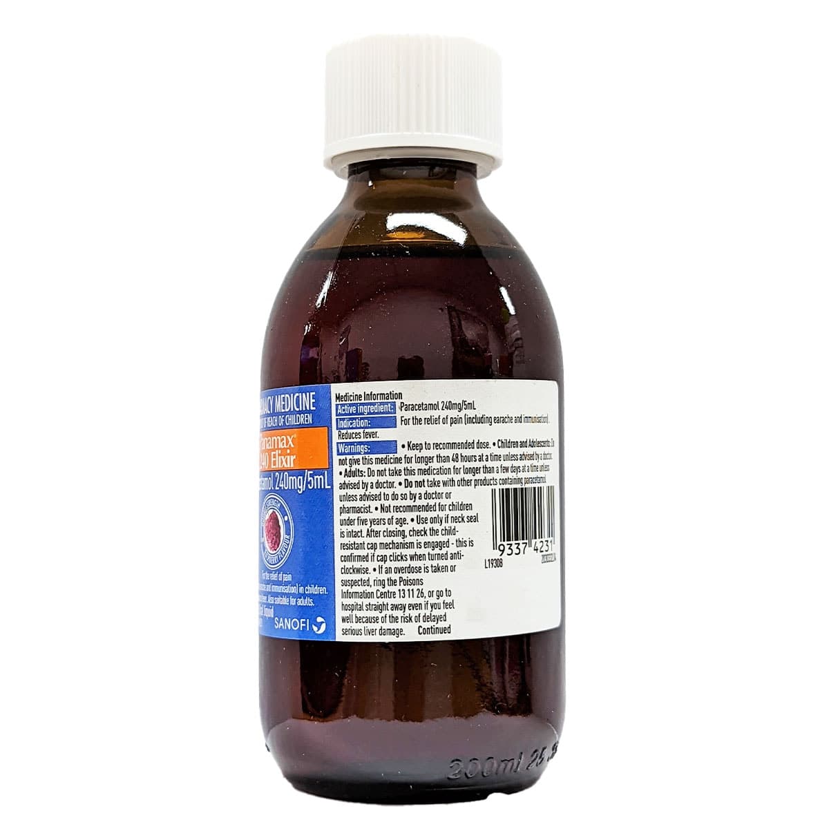 Thumbnail Panamax Elixir Pain Relief 200ml