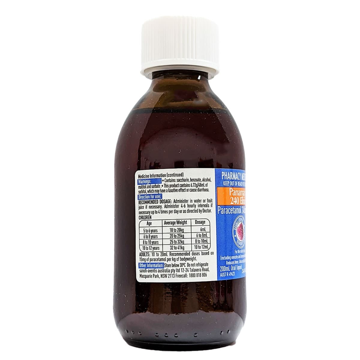 Thumbnail Panamax Elixir Pain Relief 200ml