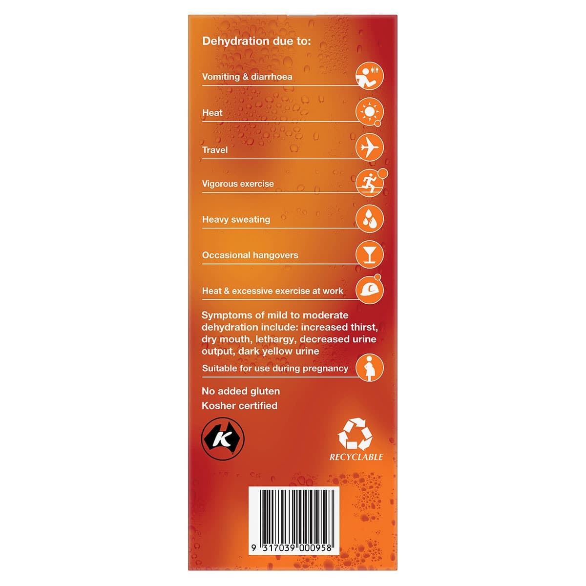 Thumbnail Hydralyte Electrolyte Ice Blocks Orange 16 Pack