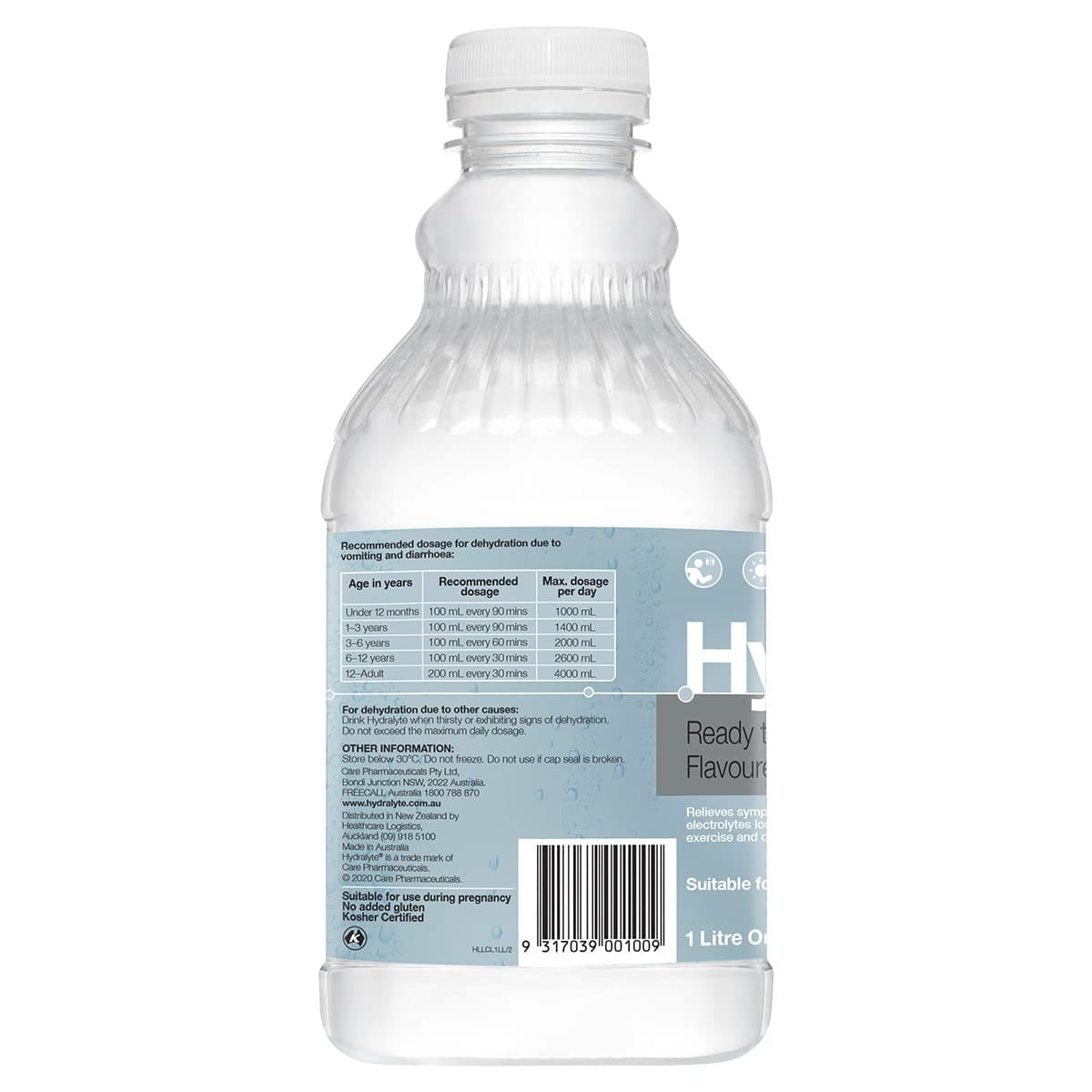 Thumbnail Hydralyte Ready to Use Electrolyte Solution Lemonade - 1 Litre