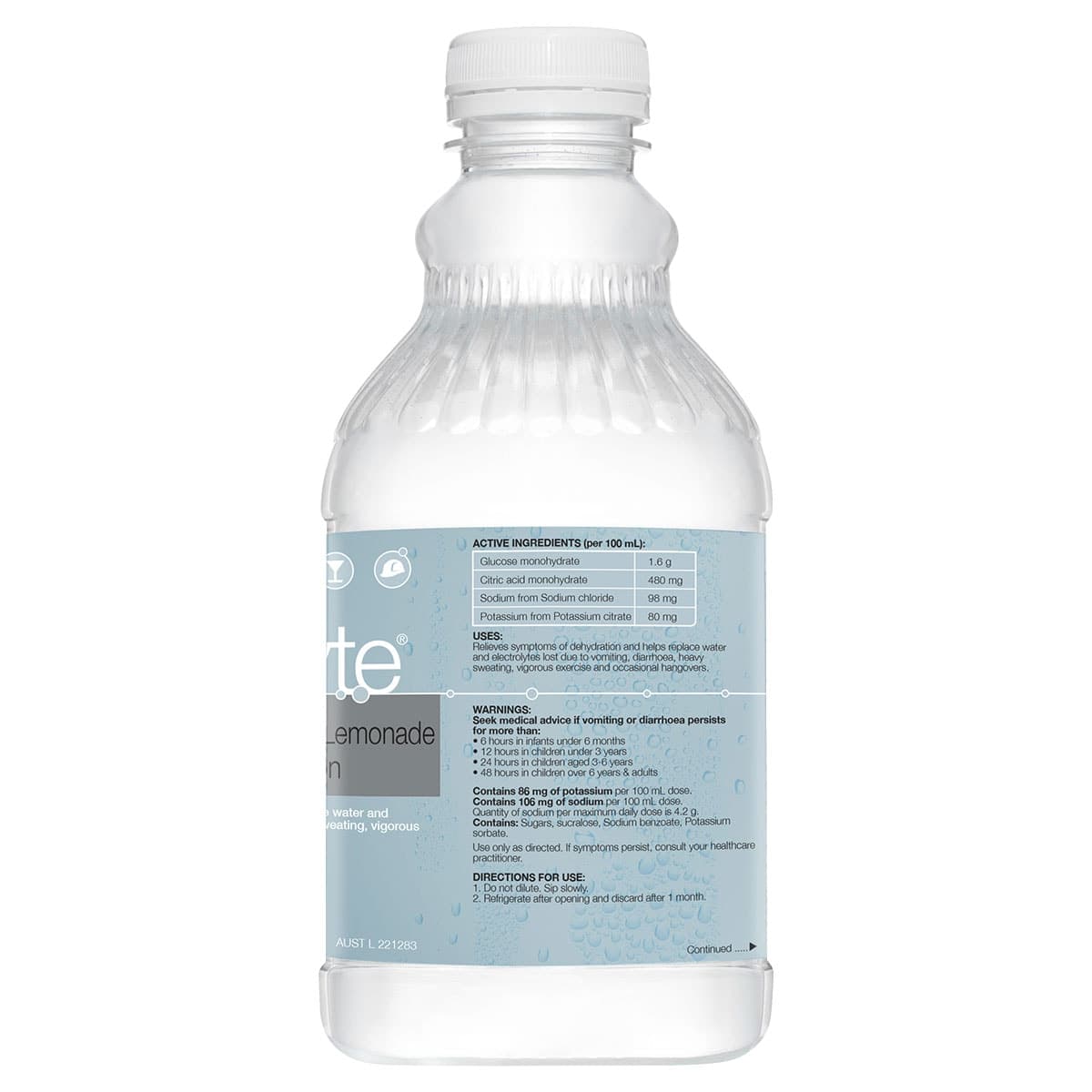 Thumbnail Hydralyte Ready to Use Electrolyte Solution Lemonade - 1 Litre