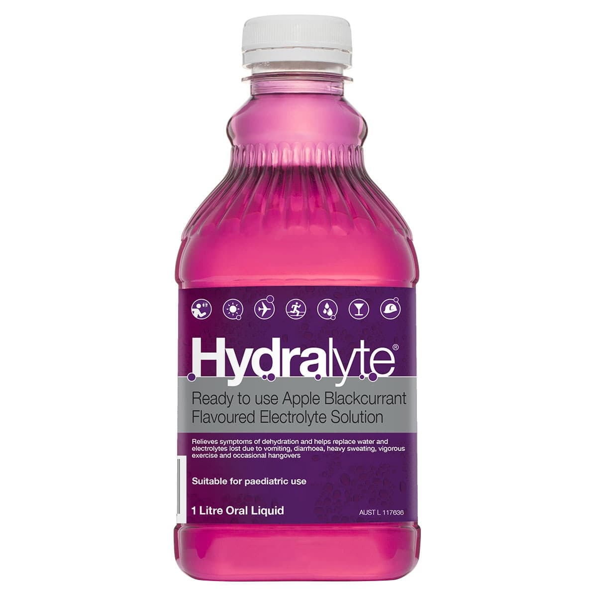 Thumbnail Hydralyte Ready to Use Electrolyte Solution Apple Blackcurrant 1 Litre