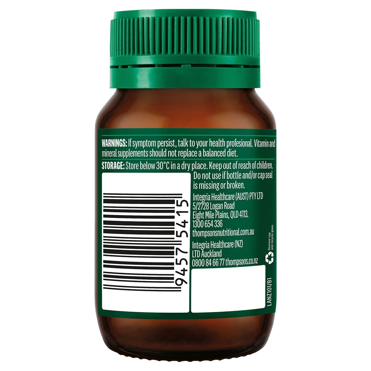 Thumbnail Thompsons B Complex 100 Tablets