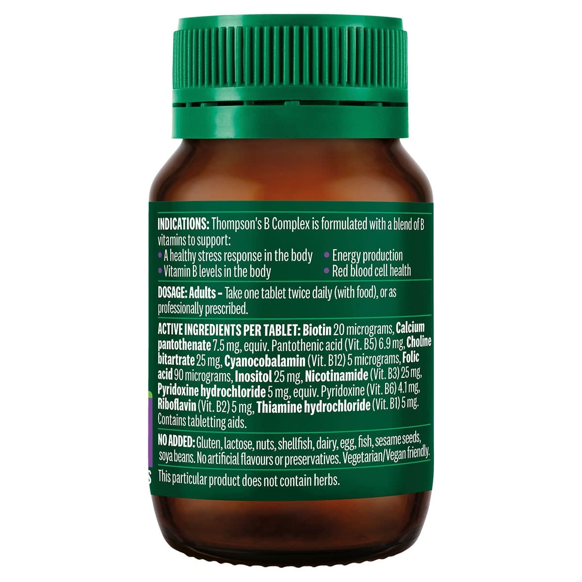 Thumbnail Thompsons B Complex 100 Tablets