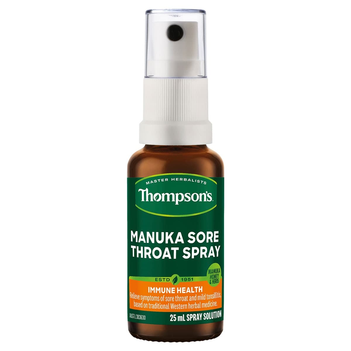 Thumbnail Thompsons Manuka Sore Throat Spray 25ml