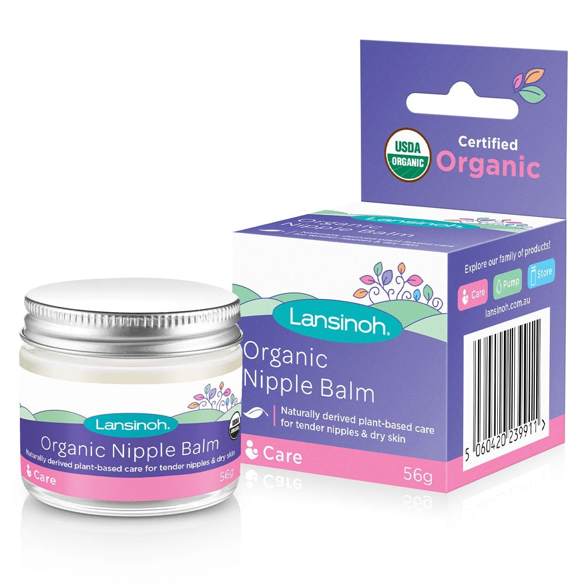 Thumbnail Lansinoh Organic Nipple Balm 56g